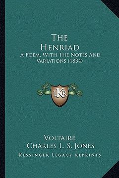 portada the henriad: a poem, with the notes and variations (1834)