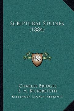 portada scriptural studies (1884) (en Inglés)