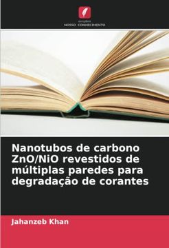 portada Nanotubos de Carbono Zno/Nio Revestidos de Múltiplas Paredes Para Degradação de Corantes