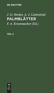 portada Palmblätter: Erlesene Morgenländische Erzählungen für die Jugend, mit Kupfern (in German)