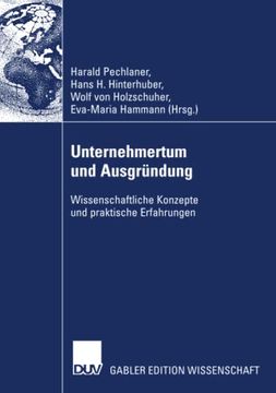 portada Unternehmertum und Ausgründung: Wissenschaftliche Konzepte und Praktische Erfahrungen (in German)