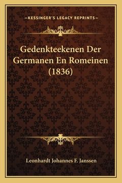 portada Gedenkteekenen Der Germanen En Romeinen (1836)