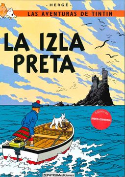 portada La Izla Preta: 7 (Las Aventuras de Tintin) (in Ladino)