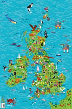 portada Children’s Wall Map of the United Kingdom and Ireland (Maps)