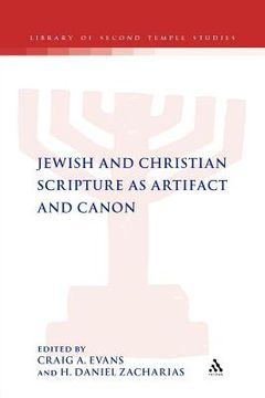 portada jewish and christian scripture as artifact and canon