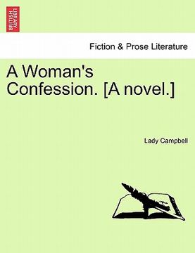 portada a woman's confession. [a novel.] (en Inglés)
