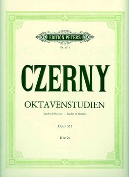 portada Czerny - op. 553 Estudios de Octavas Para Piano