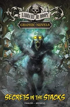 portada Secrets in the Stacks: A Graphic Novel (Library of Doom Graphic Novels) (en Inglés)
