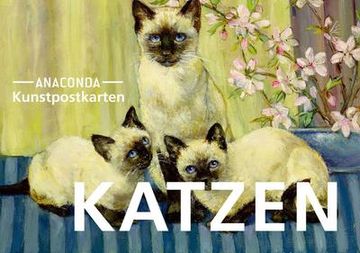 portada Postkarten-Set Katzen: 18 Kunstpostkarten (en Alemán)