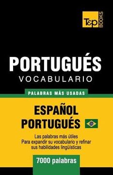 portada Portugués vocabulario - palabras mas usadas - Español-Portugués - 7000 palabras: Portugués Brasilero