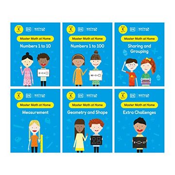 portada Math - no Problem! Collection of 6 Workbooks, Kindergarten Ages 5-6 (Master Math at Home) (in English)