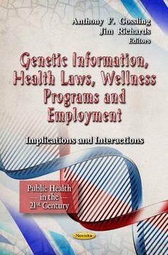 portada genetic information, health laws, wellness programs and employment