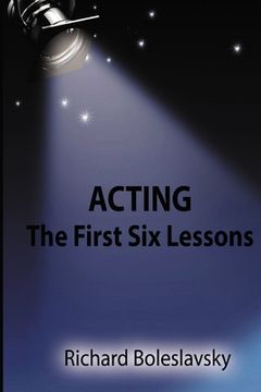 portada Acting: The First Six Lessons (en Inglés)