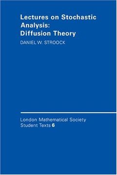 portada Lectures on Stochastic Analysis (London Mathematical Society Student Texts) (en Inglés)
