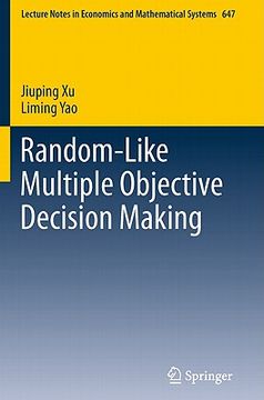portada random-like multiple objective decision making