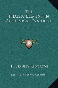 portada the phallic element in alchemical doctrine