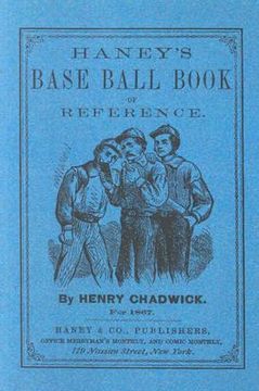 portada haney's base ball book of reference (en Inglés)