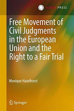 portada Free Movement of Civil Judgments in the European Union and the Right to a Fair Trial