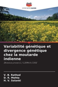 portada Variabilité génétique et divergence génétique chez la moutarde indienne (in French)