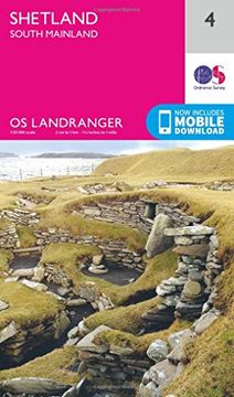 portada Shetland - South Mainland (OS Landranger Map)