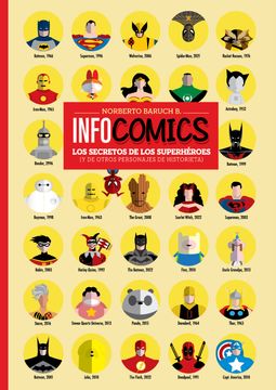 portada Infocómics: Los secretos de los superhéroes (y de otros personajes de historietas)