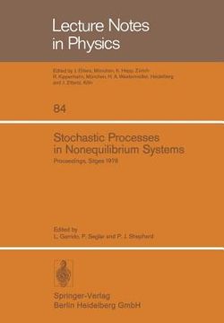 portada stochastic processes in nonequilibrium systems: sitges international school of statistical mechanics, june 1978; sitges, barcelona/spain (en Inglés)