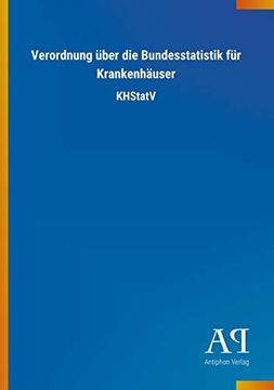 portada Verordnung ber die Bundesstatistik fr Krankenhuser Khstatv (en Alemán)