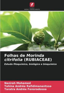 portada Folhas de Morinda Citrifolia (Rubiaceae): Estudo Fitoquímico, Biológico e Bioquímico