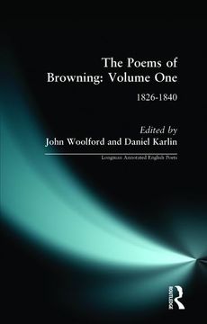 portada The Poems of Browning: Volume One: 1826-1840 (en Inglés)