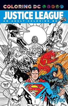 portada Justice League an Adult Coloring Book (Coloring Books) 
