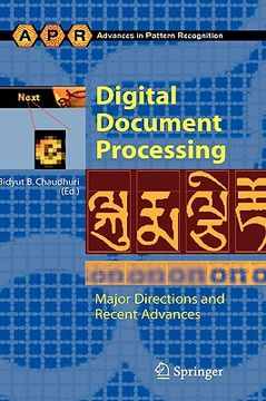 portada digital document processing: major directions and recent advances (en Inglés)