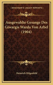 portada Ausgewahlte Gesange Des Giwargis Warda Von Arbel (1904) (in German)