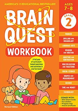 portada Brain Quest Workbook: 2nd Grade Revised Edition (Brain Quest Workbooks) (en Inglés)