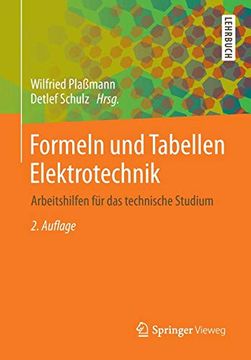 portada Formeln und Tabellen Elektrotechnik: Arbeitshilfen für das Technische Studium 