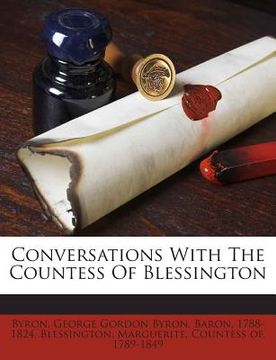 portada Conversations with the Countess of Blessington (en Inglés)