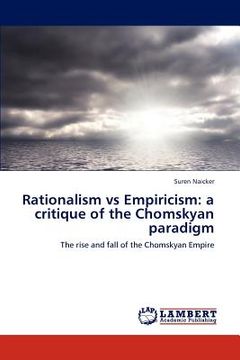 portada rationalism vs empiricism: a critique of the chomskyan paradigm (en Inglés)