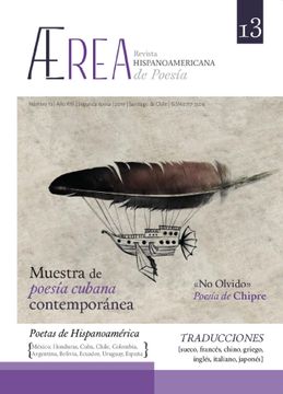 portada Ærea, Revista Hispanoamericana de Poesía Nro. 13
