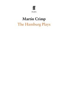 portada The Hamburg Plays (Faber Drama) (en Inglés)