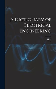 portada A Dictionary of Electrical Engineering (in English)