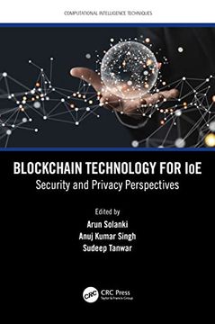 portada Blockchain Technology for Ioe: Security and Privacy Perspectives (Computational Intelligence Techniques) (en Inglés)