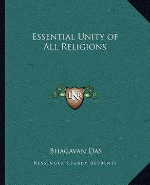 portada essential unity of all religions (en Inglés)