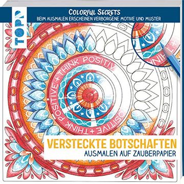 portada Colorful Secrets - Versteckte Botschaften (Ausmalen auf Zauberpapier): Beim Ausmalen Erscheinen Verborgene Motive und Muster (en Alemán)