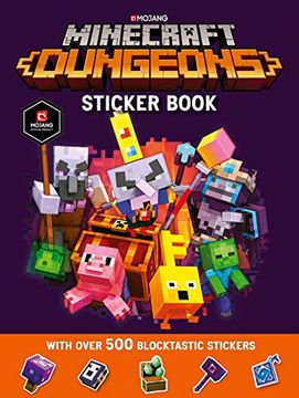 portada Minecraft Dungeons Sticker Book (in English)