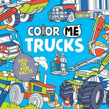 portada Color Me: Trucks (en Inglés)