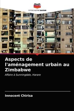 portada Aspects de l'aménagement urbain au Zimbabwe (in French)