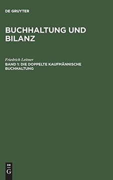 portada Buchhaltung und Bilanz, Band 1, die Doppelte Kaufmännische Buchhaltung (in German)