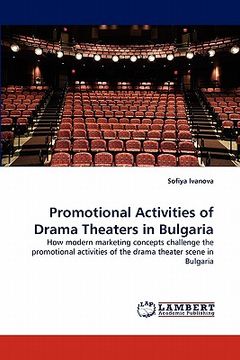 portada promotional activities of drama theaters in bulgaria