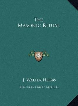 portada the masonic ritual (en Inglés)