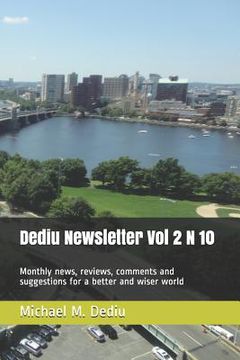 portada Dediu Newsletter Vol 2 N 10: Monthly news, reviews, comments and suggestions for a better and wiser world (in English)