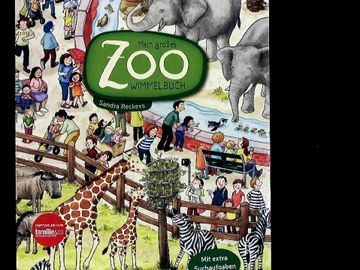 portada Mein Großes Zoo-Wimmelbuch: Mit Suchaufgaben. (en Alemán)
